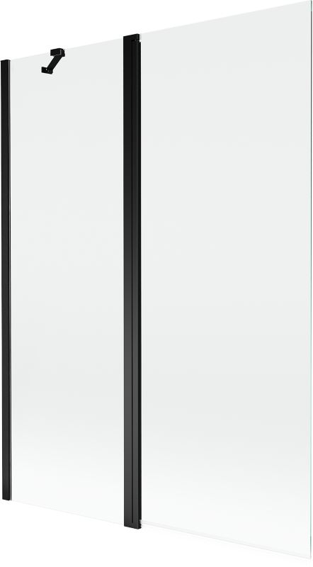 Parawan nawannowy Mexen Mist czarny 130x150 cm 2-skrzydłowy - 8A9-130-011-70-00 1 szt.