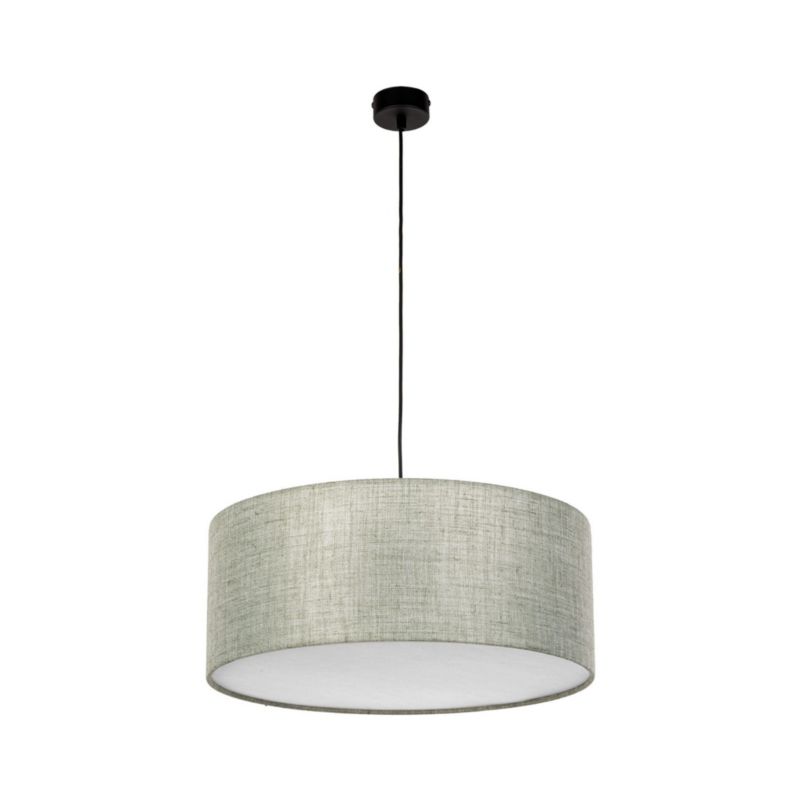 Lampa wisząca TK-Lighting Earth czarno-szara wym: 110 x 50 x 50 cm 1xE27 x metal 1 szt.