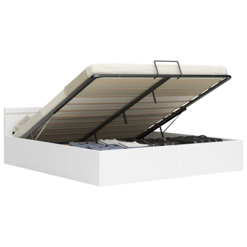 Łóżko tapicerowane WaszeMeble 160x200 cm biała WM-285550 1 szt.