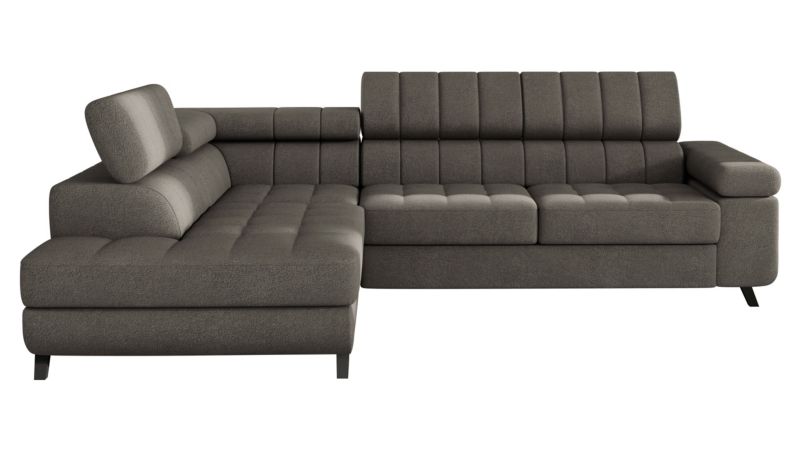 Narożnik z funkcją spania MIRJAN 24 Nord lewy szarobrązowy 1 szt.