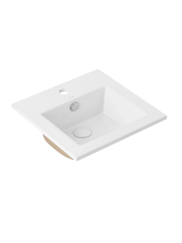 Umywalka wpuszczana Uptrend BODO, biały połysk 1 szt.