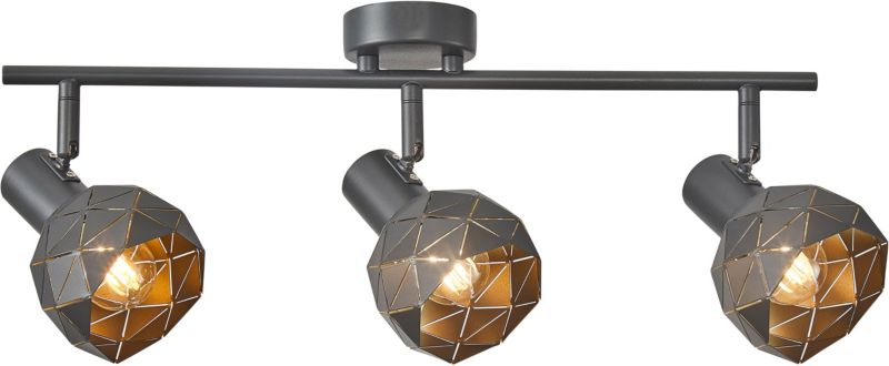 Spot Italux Harley 3 x E14 czarny