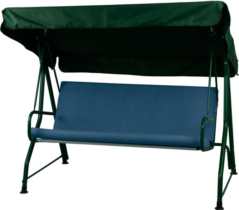 Poduszka na huśtawkę ogrodową AMPO wodoodporna 150 cm niebieski 1 szt.