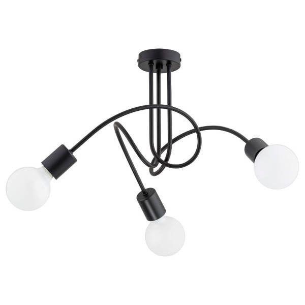 Lampa sufitowa wisząca Alfa Lupo 5330 czarna styl klasyczny 3xE27 x 15W 1 szt.
