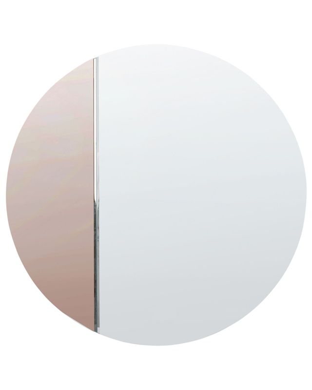 Lustro ścienne Charron 80 cm 80 cm Różowe złoto 1 szt.