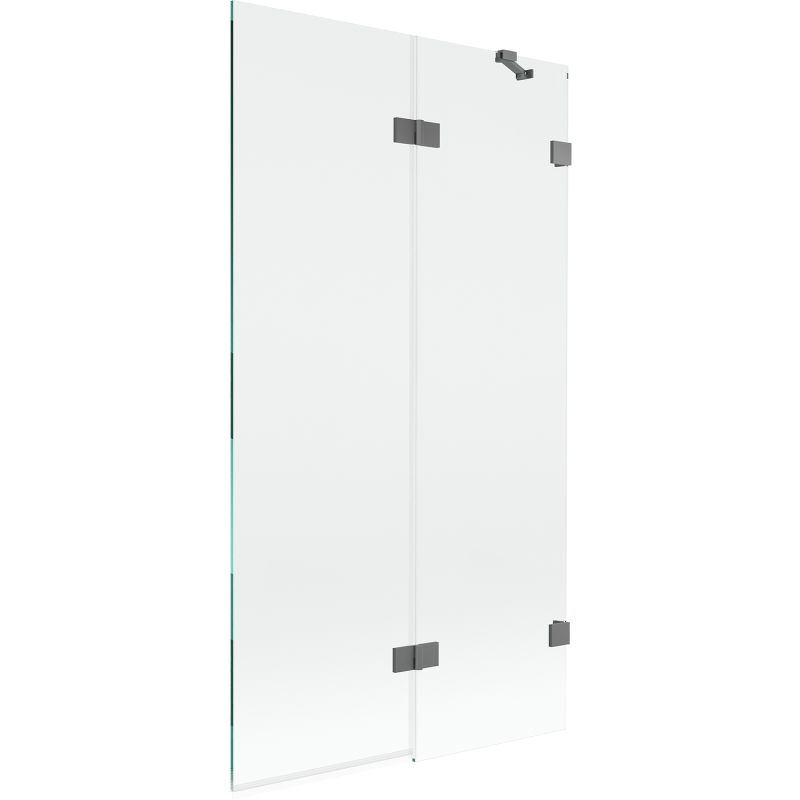 Parawan nawannowy dwuskrzydłowy Mexen Lunar gun metal 100x150 1 szt