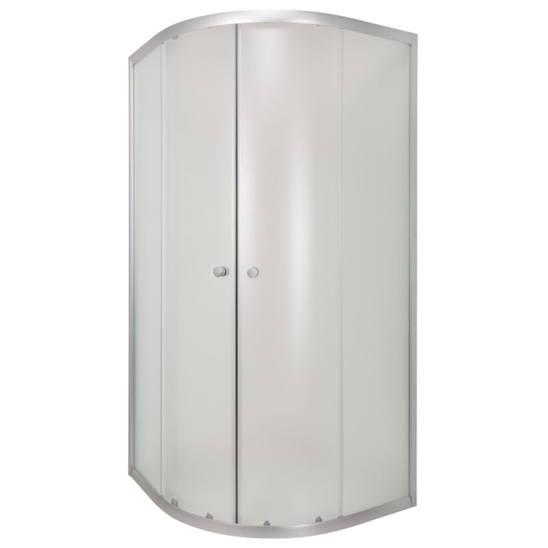 Kabina prysznicowa Invena Vitoria drzwi rozsuwane 80 x 80 cm szkło mrożone , 1 szt.