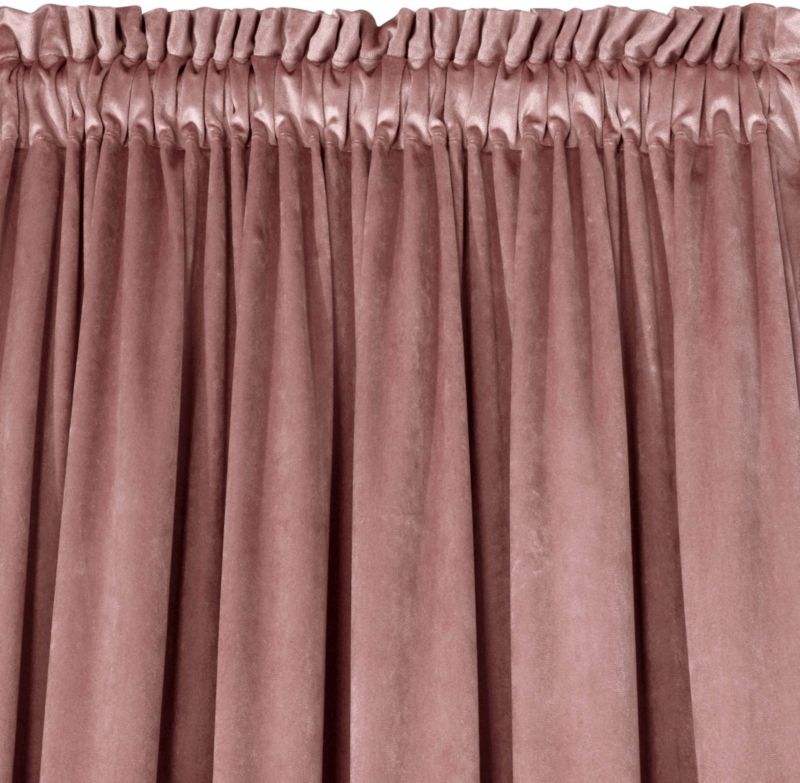 Zasłona Rosa 135 x 300 cm ciemnoróżowa