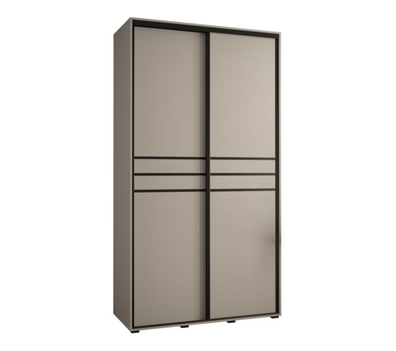 Szafa przesuwna Abiks 45 wysoka Dakota 10 140 kaszmir+kaszmir+czar 1 szt