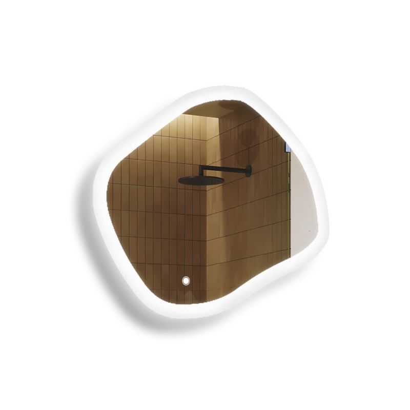 Lustro łazienkowe Artforma LED 84x74cm owalne LED Dual włącznik ROM222 1szt.