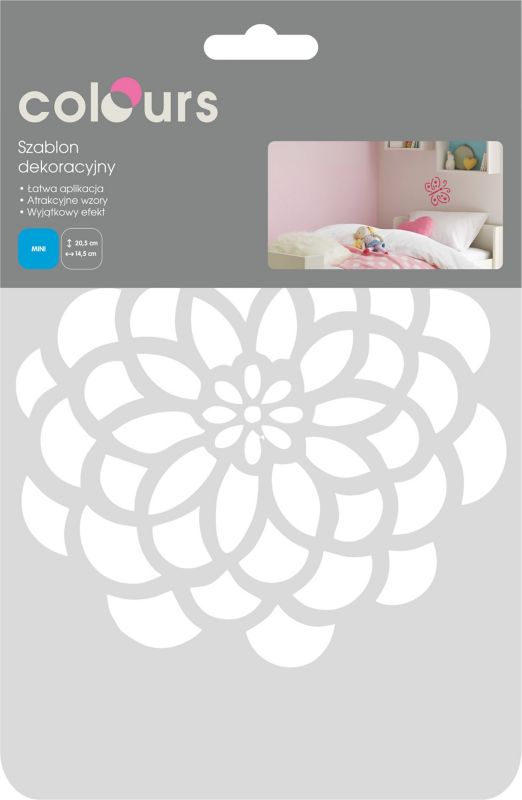 Szablon Colours mini dahlia nr 247