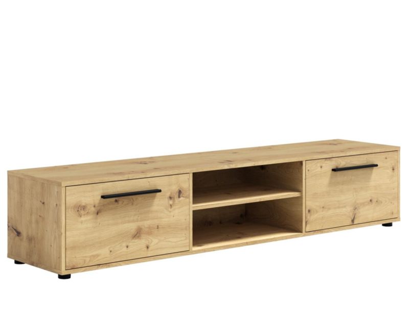 Szafka rtv dwudrzwiowa Bettso Maxivo szeroka stylowa do salonu dąb artisan 1szt.