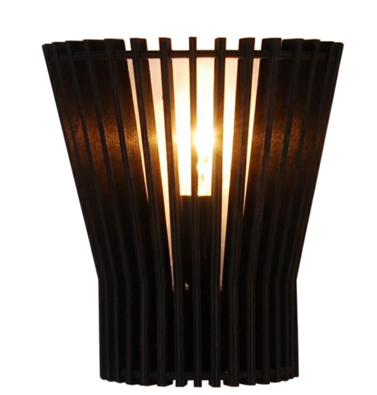 Kinkiet ścienny Candellux Osaka czarny 1 x E14 x 40W IP20 wym: 22 x 19,5 x 13 cm - 1 szt.