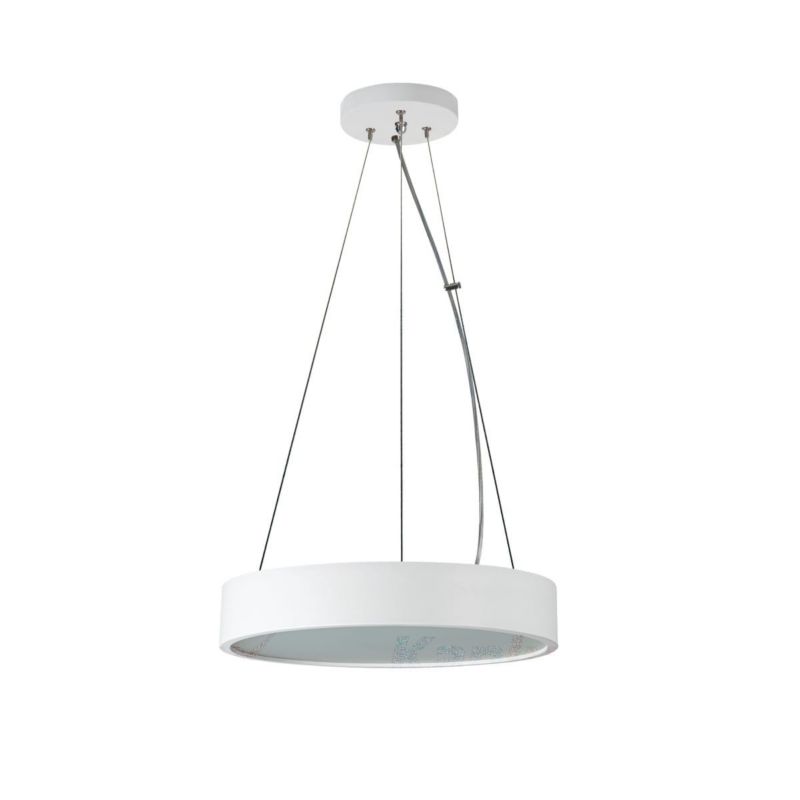 Lampa sufitowa Kanlux Jasmin biała wym: 100 x 37,5 x 37,5 cm 2xE27 x 20W 1 szt.