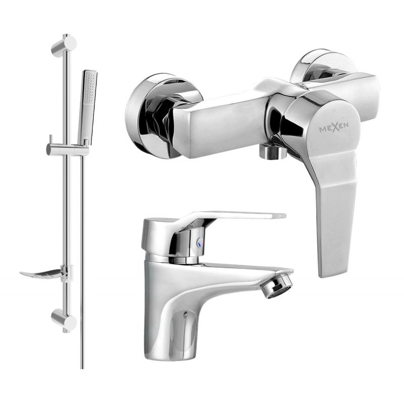 Zestaw prysznicowy Mexen Caro chrom 1 szt.