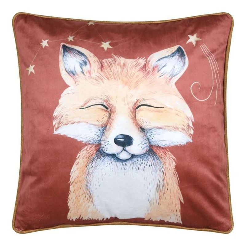 Poduszka Ferdinand STOF dekoracyjna 40x40 cm Czerwona Lis 1 szt.