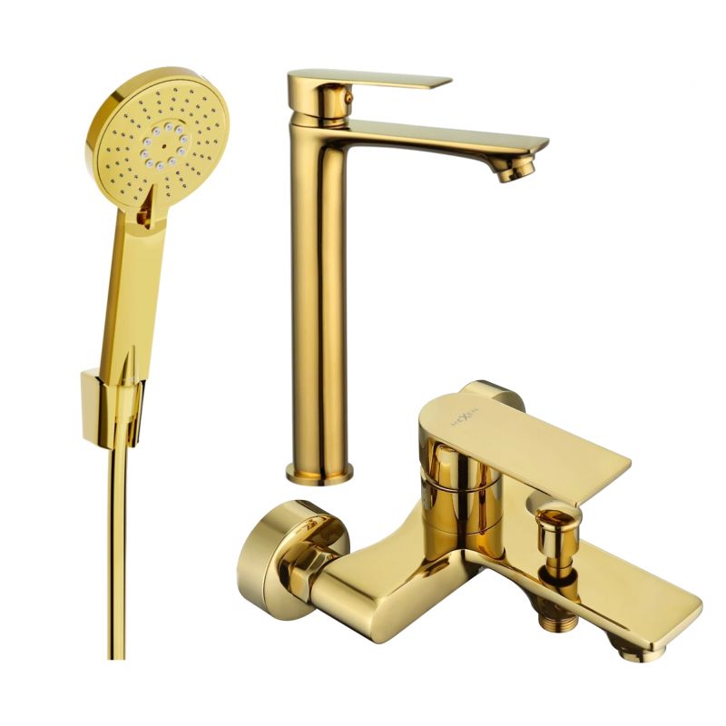 Zestaw wannowy Mexen Royo złoty 1 szt.