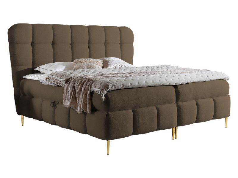 Łóżko kontynentalne MIRJAN 24 Lolly 140x200 czekoladowy 1 szt.