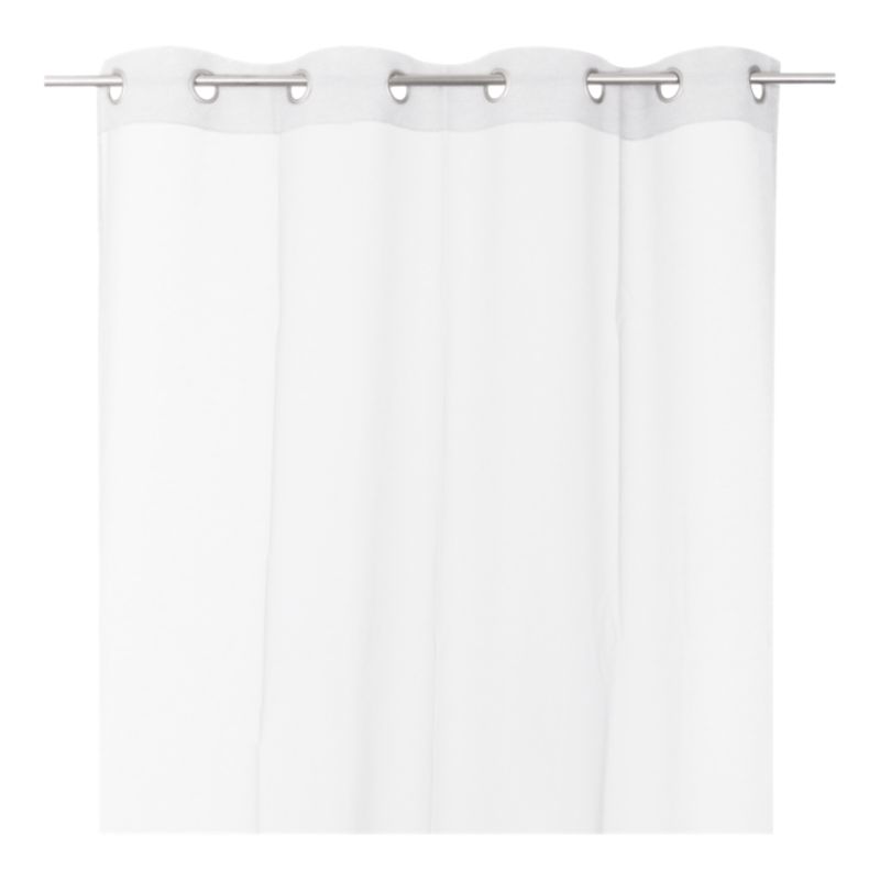 Firana GoodHome Tongi len 140 x 260 cm blała