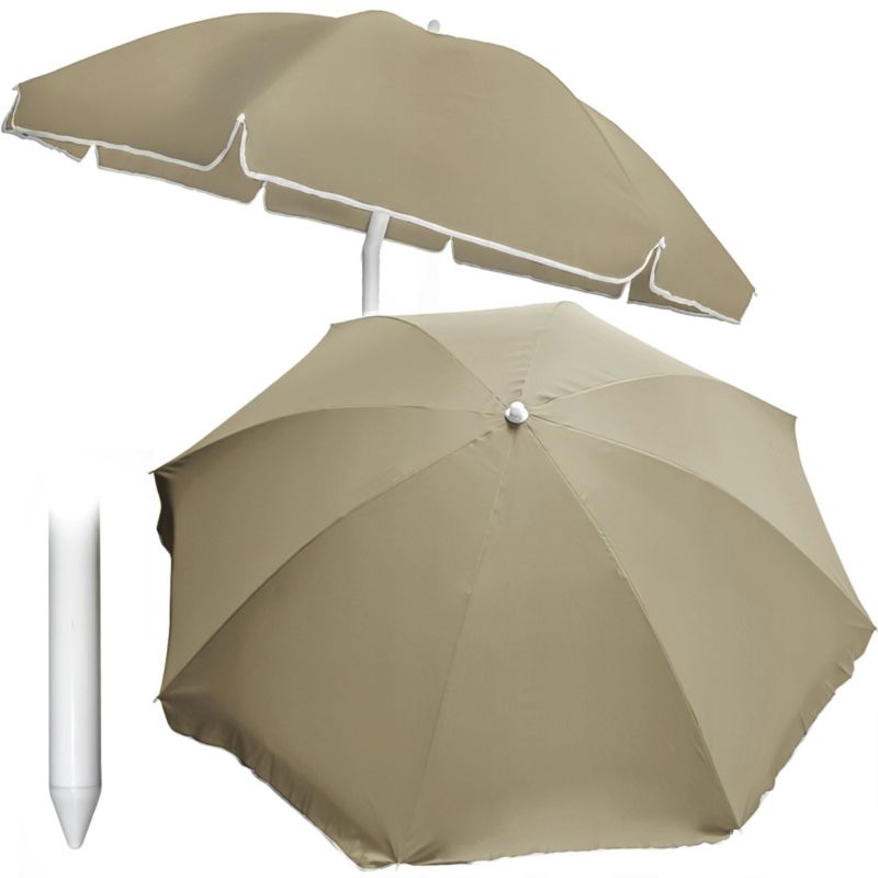 Parasol ogrodowy JUMI plażowy łamany z falbaną 240 cm 1 szt