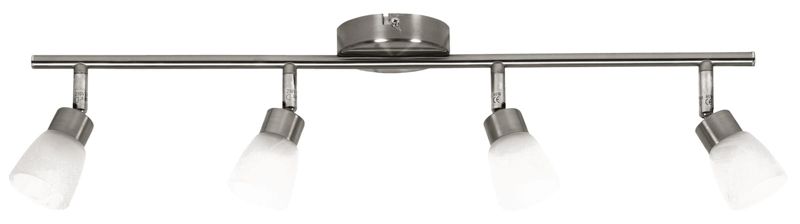 Lampa sufitowa Candellux Drops biało-srebrna wym: 17 x 63 x 10 cm 4xG9 x 40W 1 szt.