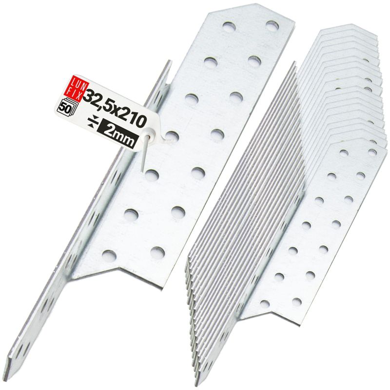 Łącznik krokwiowy Lun Fix 32,5x210 mm lewy 50 szt.