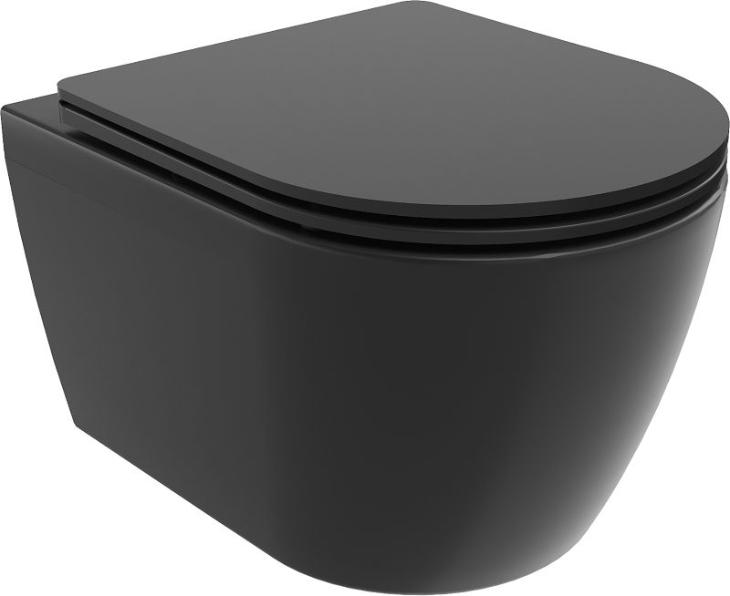 Miska wc Mexen Carmen czarna 49x37x34 cm 1 szt.