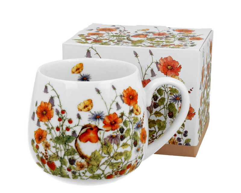 Kubek Baryłka Wild Birds DUO porcelanowy z obrazem 430 ml 1 szt.