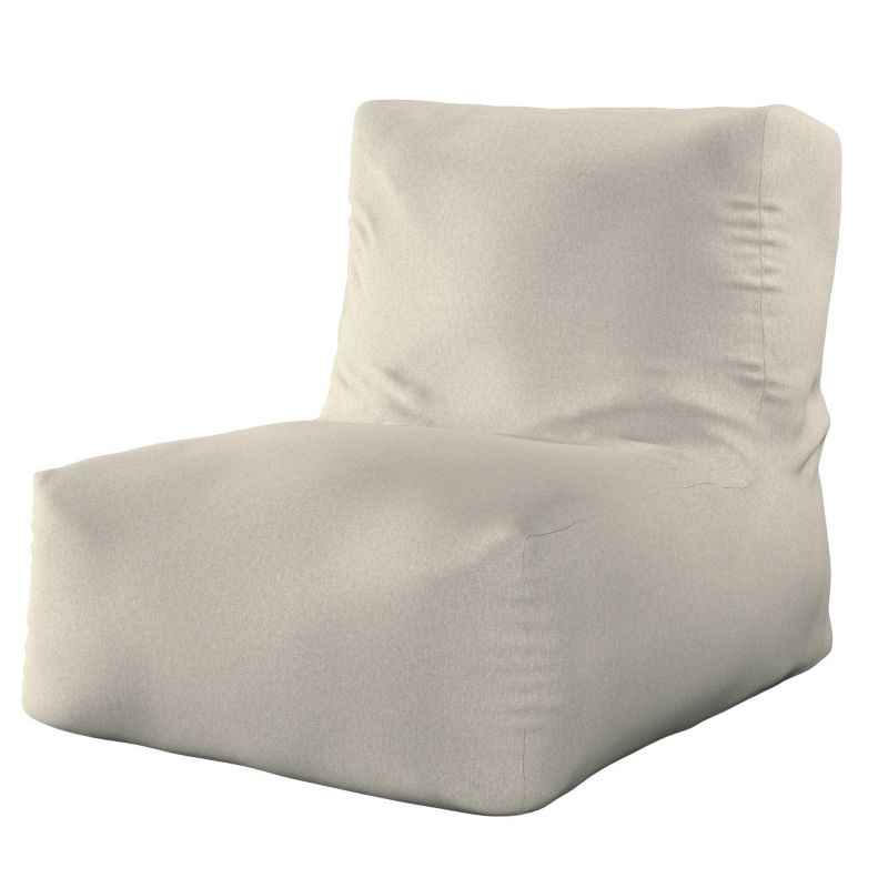 Pufa- fotel Dekoria 67 x 31 x 75 cm beżowy melanż 1 szt.