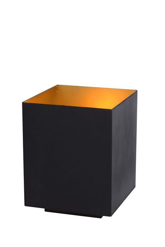 Lampka stołowa Lucide Suzy czarna 1 x E14 x 40W IP20 wym: 15.5 x 12 x 12 cm metal - 1 szt.