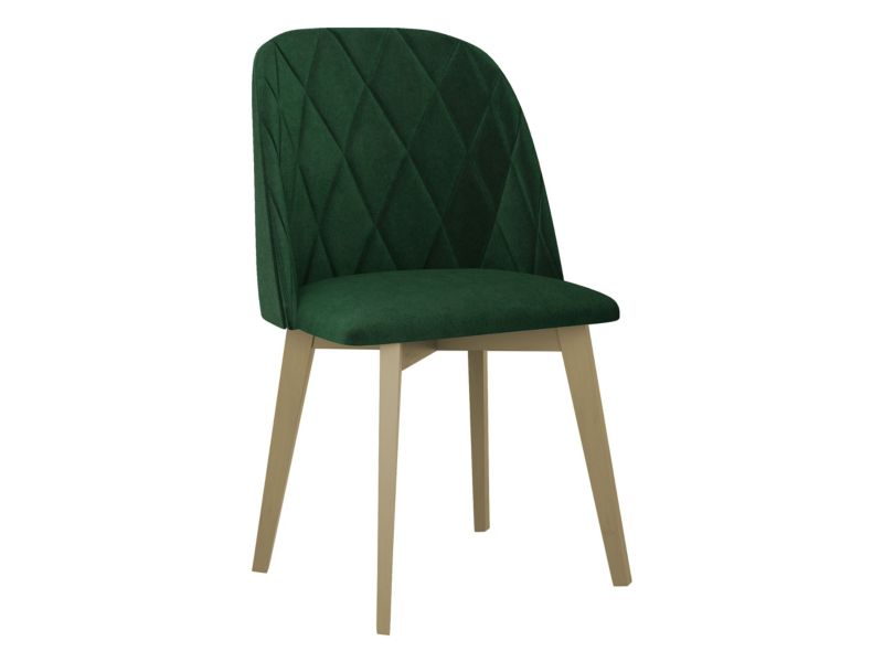 Krzesło MIRJAN 24 Monti III Pik romb sonoma/butelkowa zieleń 1 szt.
