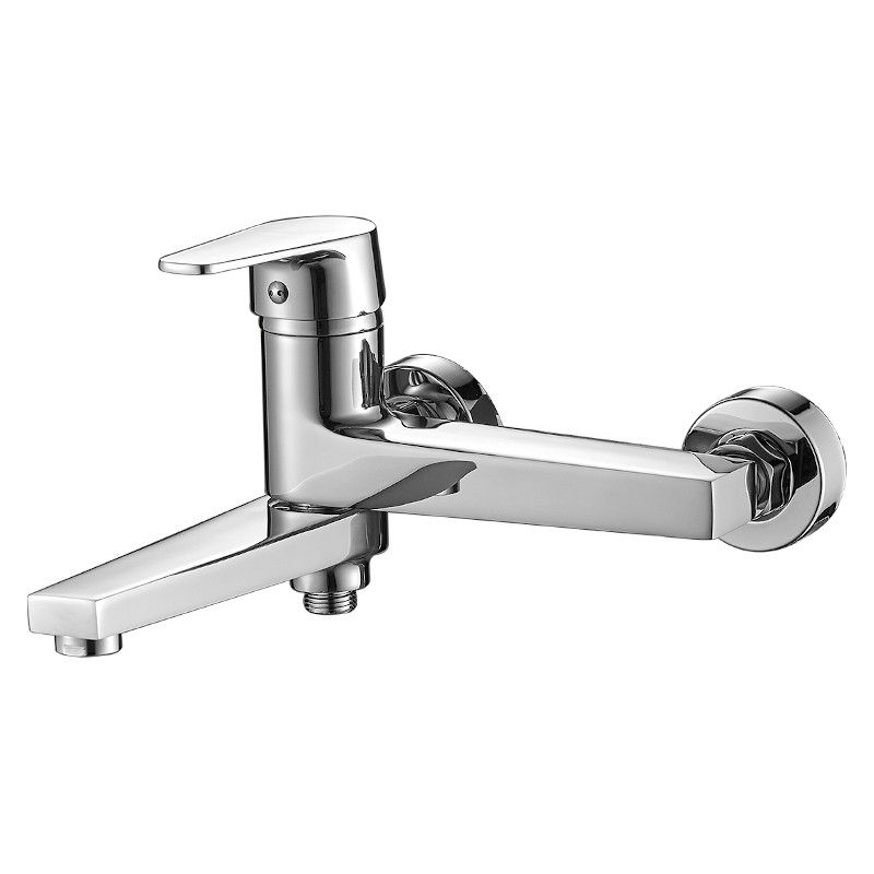 Bateria wannowo-prysznicowa Kuchinox ścienna LUGA Ruchoma wylewka Chrom 1 szt.