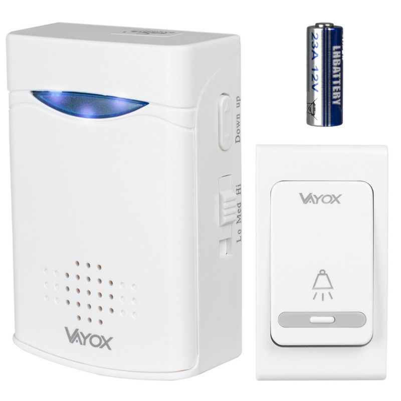 Dzwonek bezprzewodowy Vayox VA0243 na baterie 1 szt.