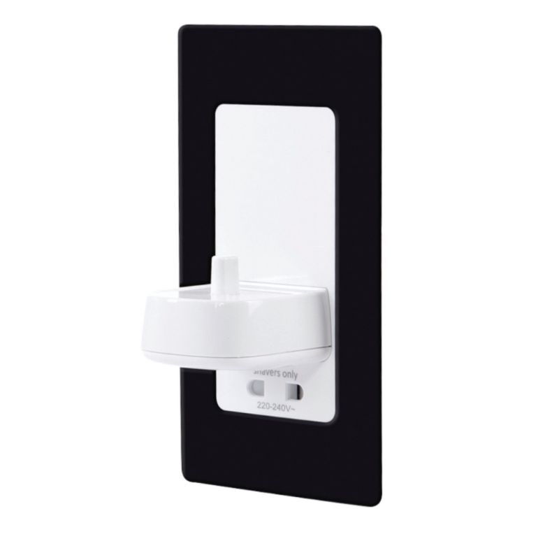 Płyta czołowa do ładowarki ProofVision PV11P PV12P do szczoteczki Oral-B/Braun czarny mat 1szt.