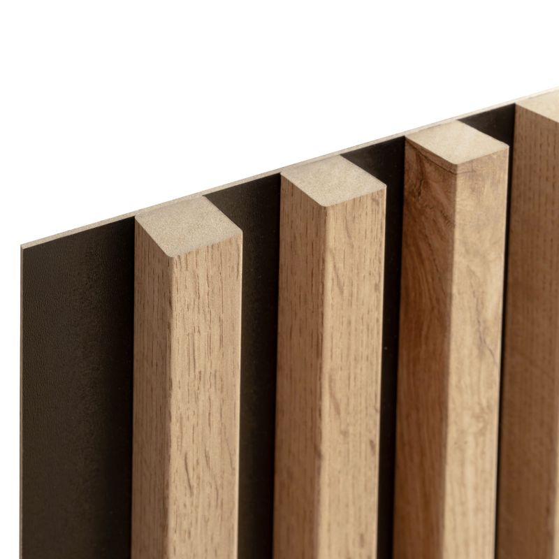 Lamele ścienne BD art. pionowe poziome 275x24 na płyta HDF czarne wotan dąb 5 elementów 1 szt.