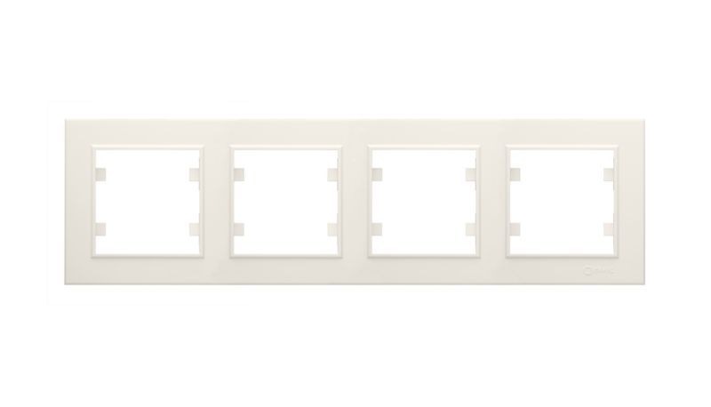 Ramka poczwórna Makel Karea Perla