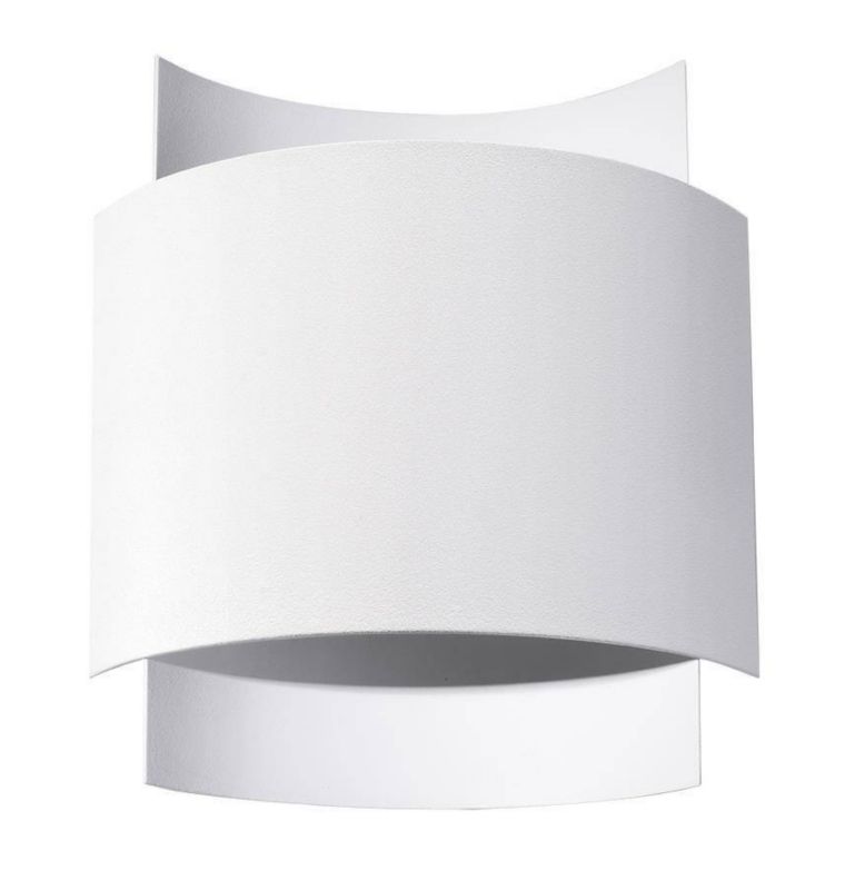 Kinkiet ścienny Sollux Lighting Impact biały 1 x G9 x 40W IP20 wym: 23 x 22 x 11 cm - 1 szt.