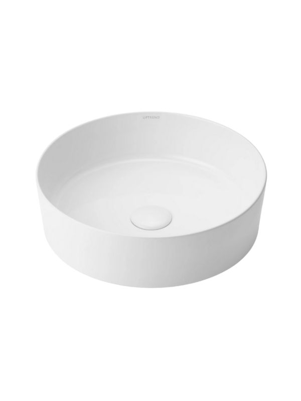 Umywalka nablatowa Uptrend LYNX biały połysk 1 szt.