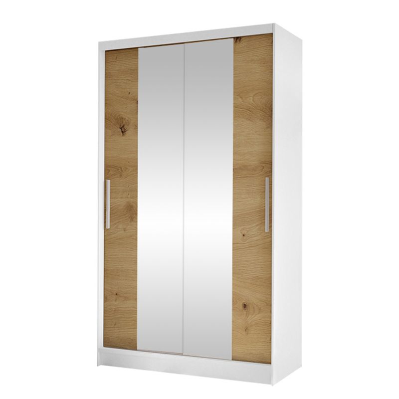 Szafa MIRJAN 24 z drzwiami przesuwnymi Costa II biały/dąb artisan 1 szt.