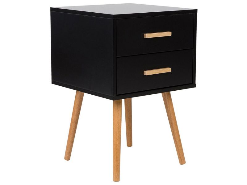 Stolik pomocniczy Alabama Czarny 1 szt.