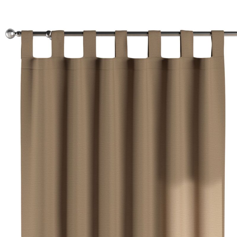 Zasłona na szelkach 1 szt. 130 x 260 cm Dekoria beżowy 1 szt.