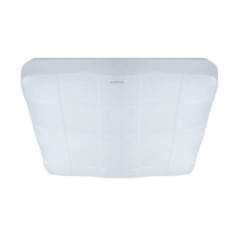 Plafon sufitowy Struhm Sparta biały LED 48W 4000K 3500lm łazienkowy IP44 wym: 5,5 x 53 x 53 cm tworzywo sztuczne - 1 szt.