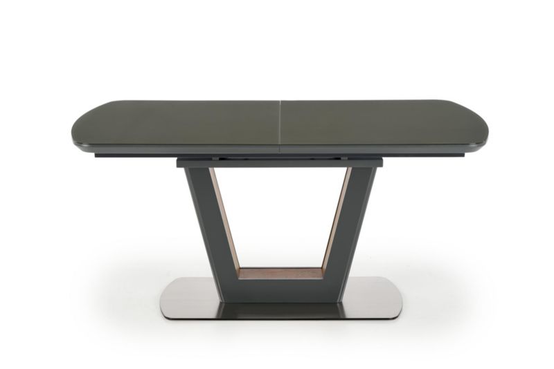Stół Halmar BILOTTI 160(200)x90 antracyt mat/orzech rozkładany 1 szt