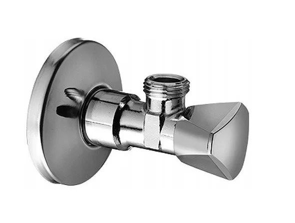 Zawór kątowy SANLAND 1/2x3/8 chrom bez nakrętki 1 szt.