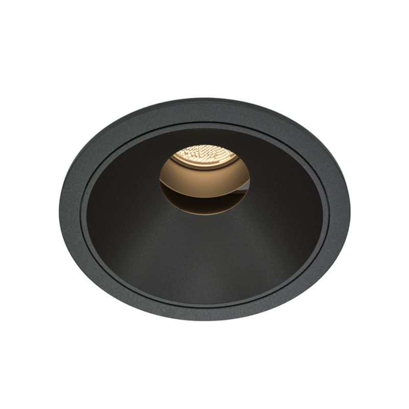 Oprawa sufitowa wpuszczana Maytoni Wise czarna LED 10W 3000K 570lm IP20 wym: 7 x 8,3 x 8,3 cm okrągła - 1 szt.