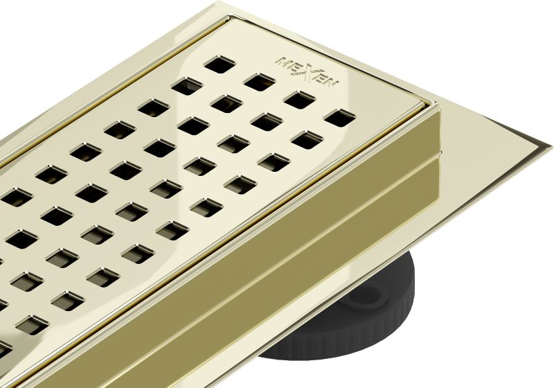 Odpływ liniowy Mexen Flat M08 złoty 1 szt