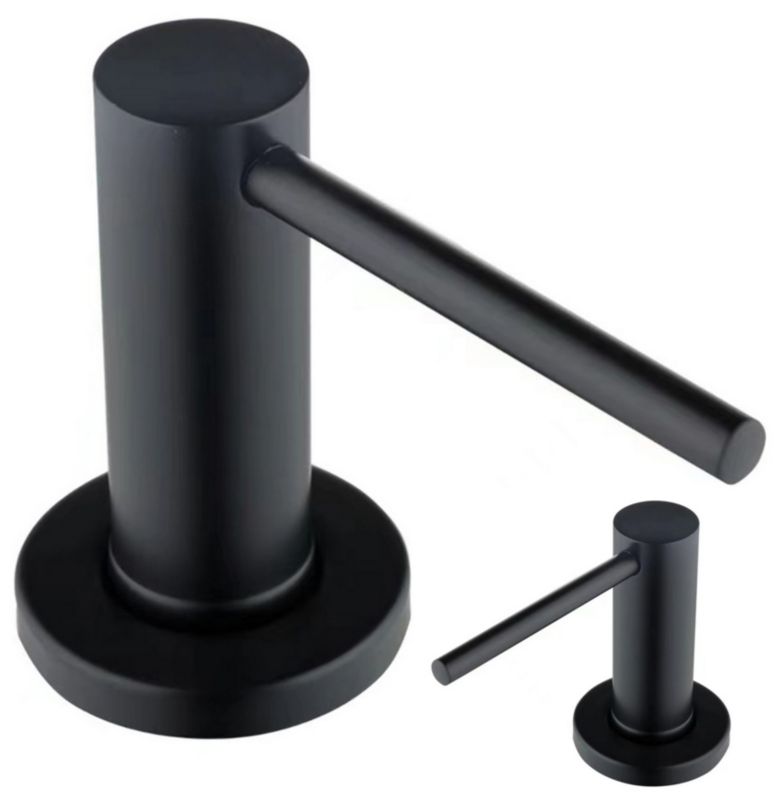 Dozownik Do Płynu Do Zlewozmywaka Kuchennego Granitan 300ml czarny 1szt.