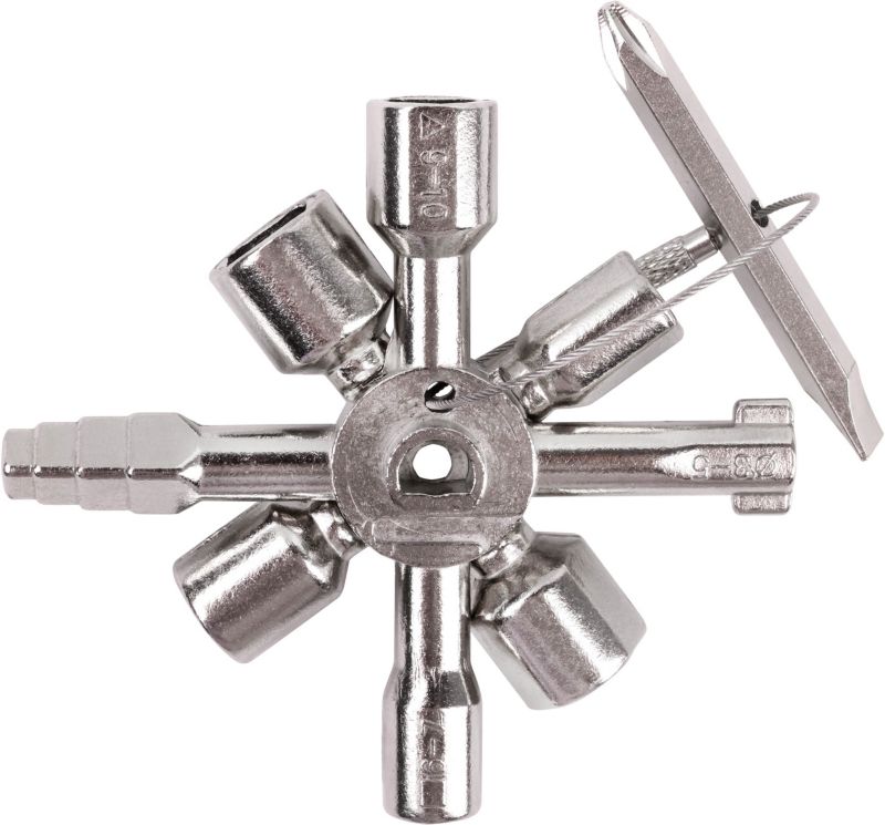 Klucz do szafek serwisowych 10 końcówek