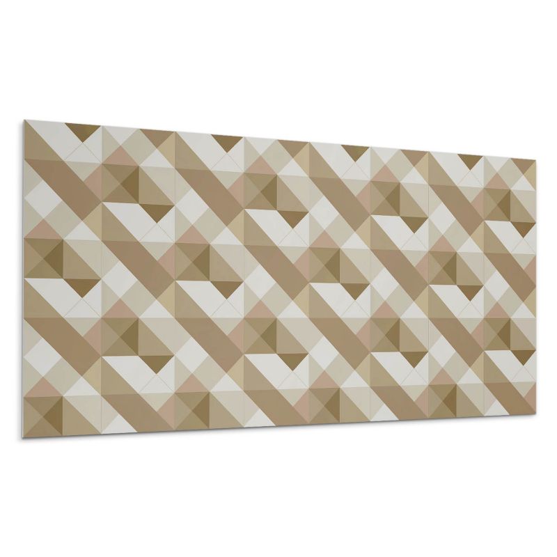 Kafelki samoprzylepne Wallfluent 40x20 cm Naturalne wzory inspirowane geometrią 10 szt.
