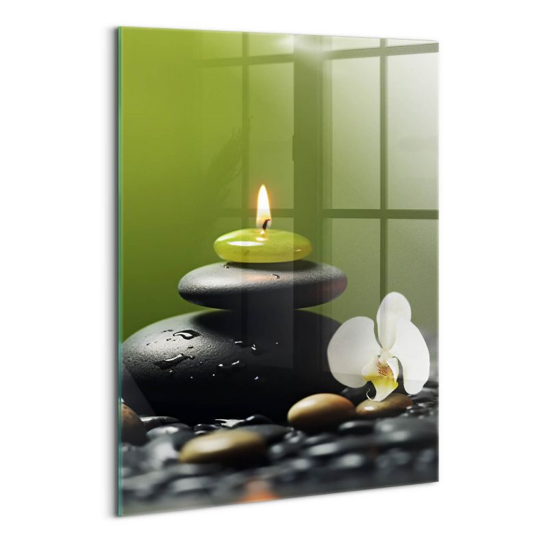 Szklany Obraz Ścienny Wallfluent 70x100 cm Zen relaks natura i kamienie 1 szt.
